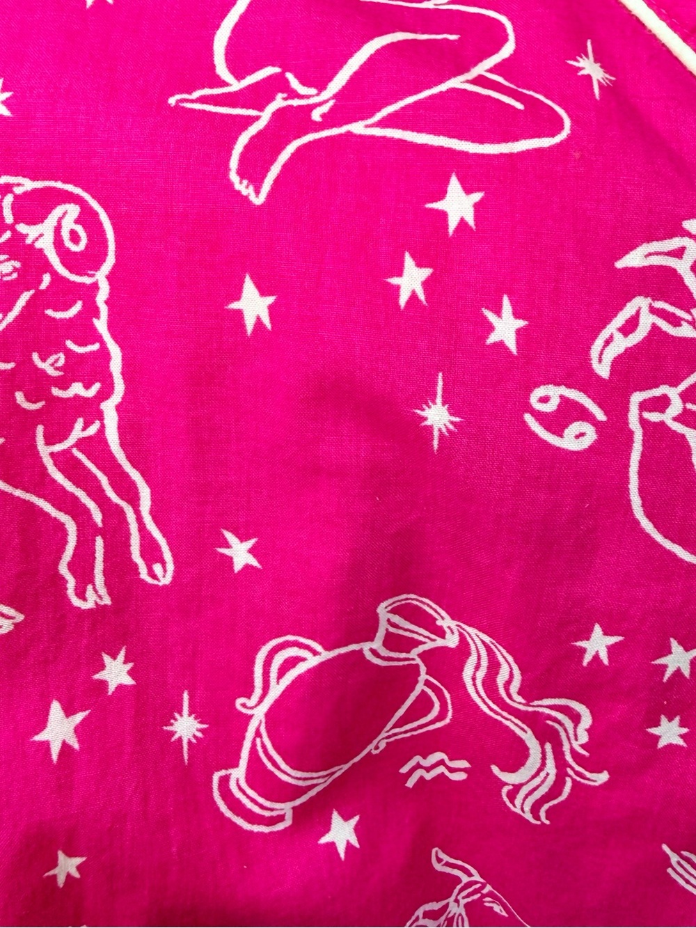 Printfresh Daily Horoscope Pajama Set Pink Zodiac Short Sleeve Shorts Women’s 1X - Picture 9 of 9